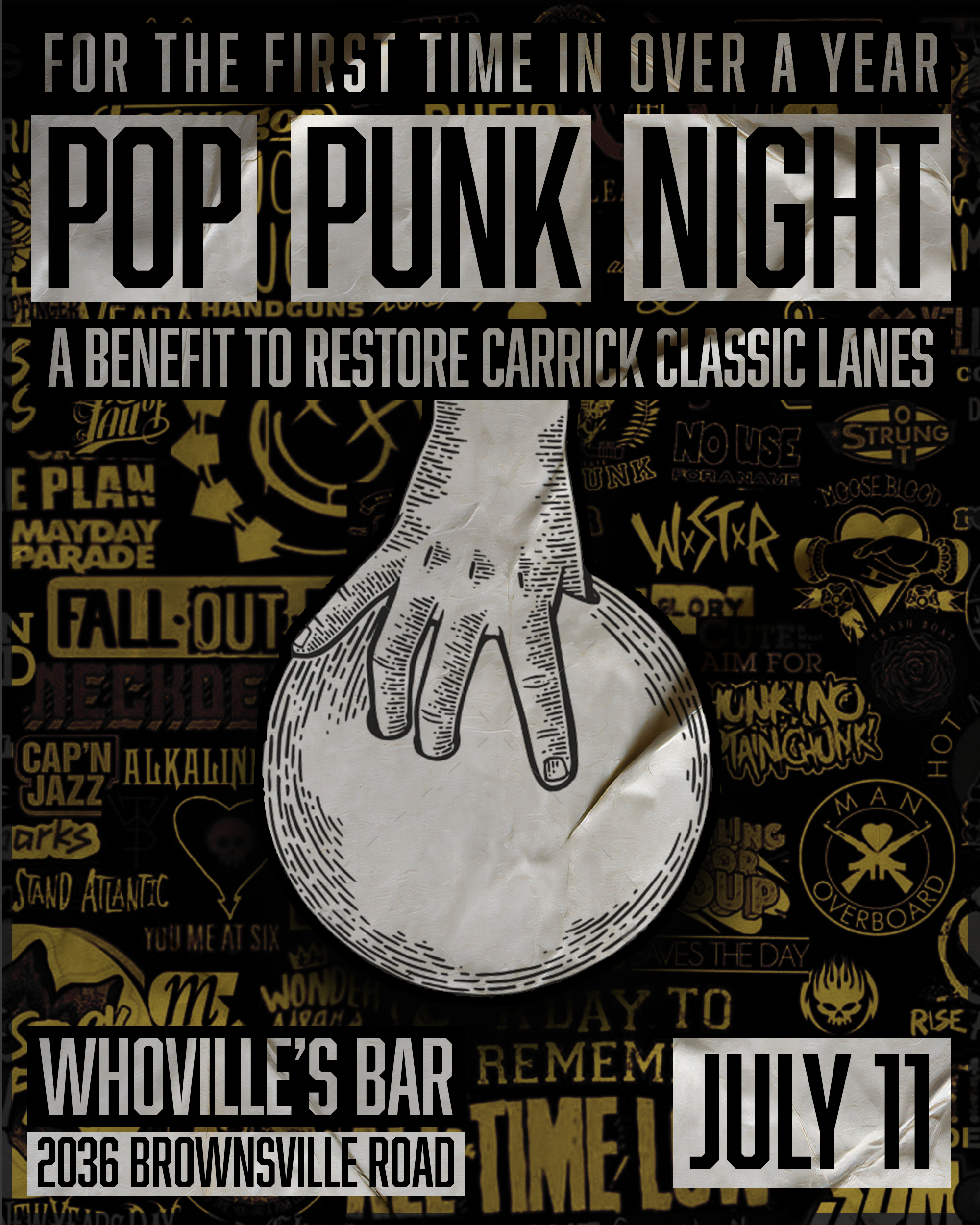 Pop Punk NIght event poster